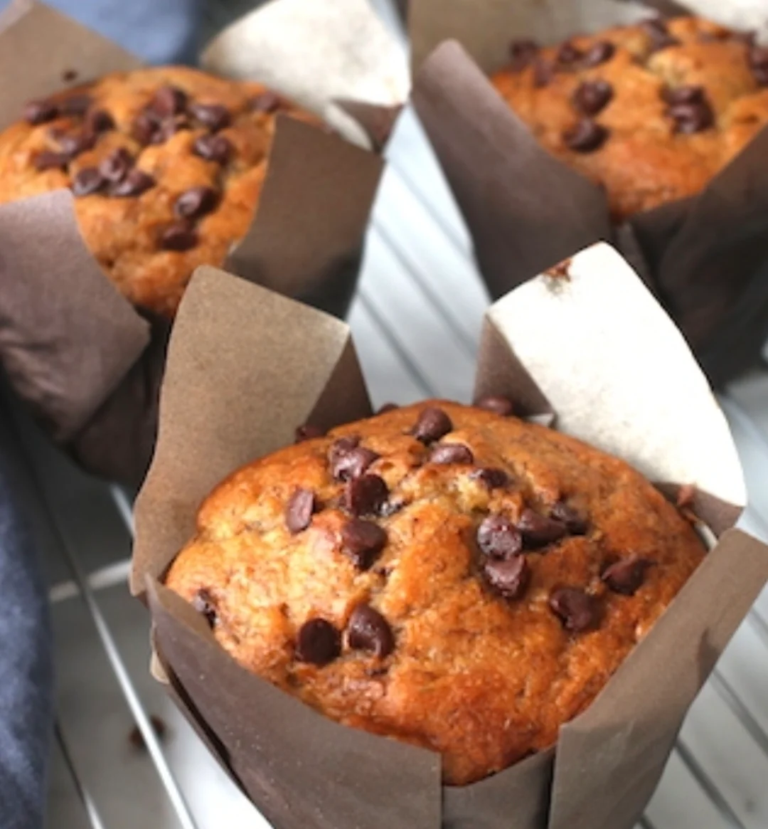 Chocolate Chip Banana Muffin